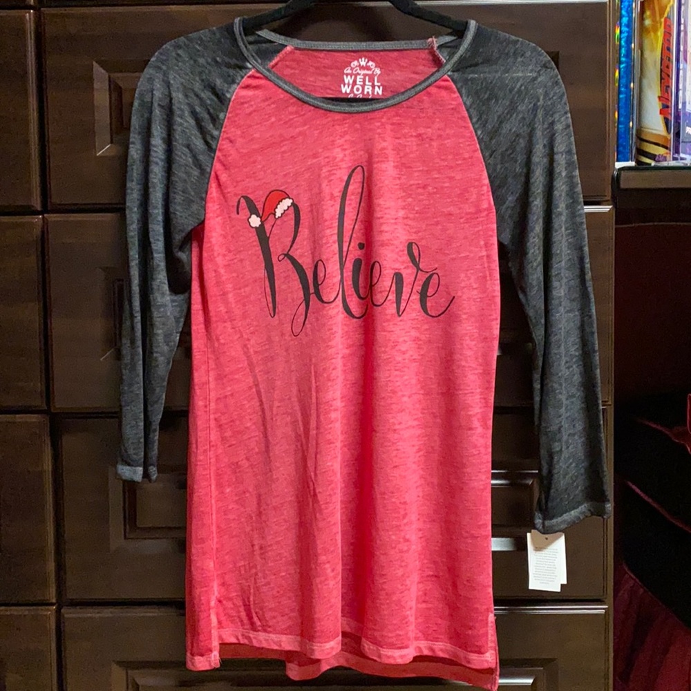 Long sleeve holiday shirt (brand new!)